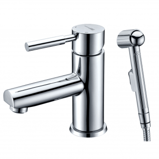 Смеситель для раковины WASSERKRAFT Main 4108 с гигиеническим душем, хром