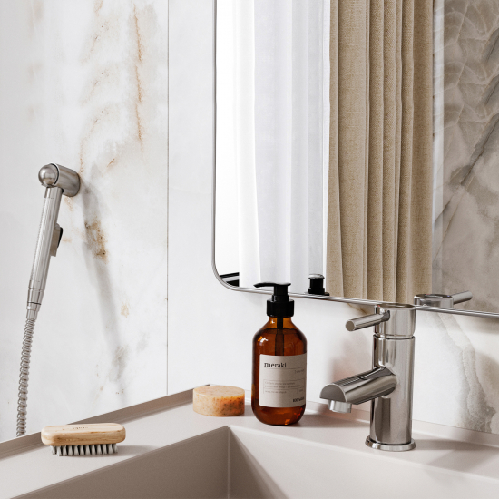 Смеситель для раковины WASSERKRAFT Main 4108 с гигиеническим душем, хром