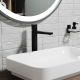 Смеситель для раковины WASSERKRAFT Nuthe 9103H чёрный матовый