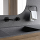 Смеситель для раковины WASSERKRAFT Nuthe A9151.315 С ВНУТРЕННЕЙ ЧАСТЬЮ чёрный