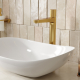 Смеситель для раковины WASSERKRAFT Schunter 8203H золото матовое 