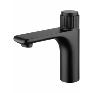 Смеситель для раковины WONZON & WOGHAND Click WW-A40412-MB чёрный матовый