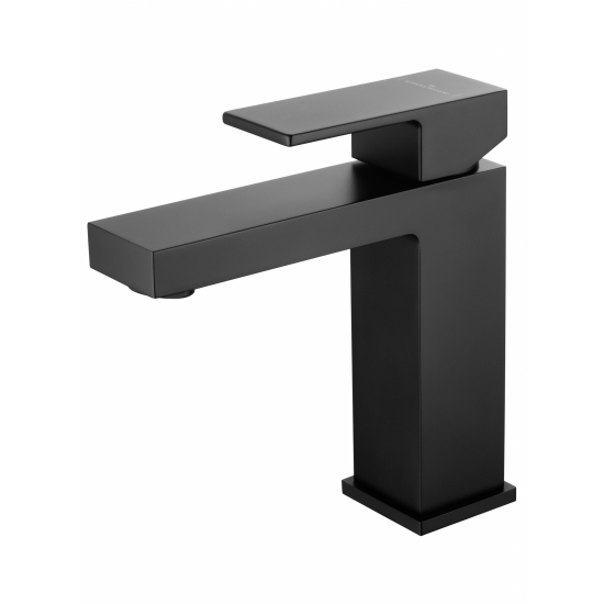 Смеситель для раковины WONZON & WOGHAND Cube WW-88139016-MB чёрный матовый