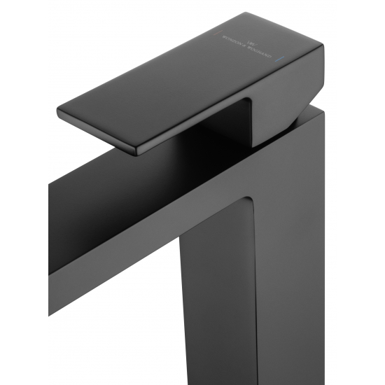 Смеситель для раковины WONZON & WOGHAND Cube WW-88239016-MB чёрный матовый