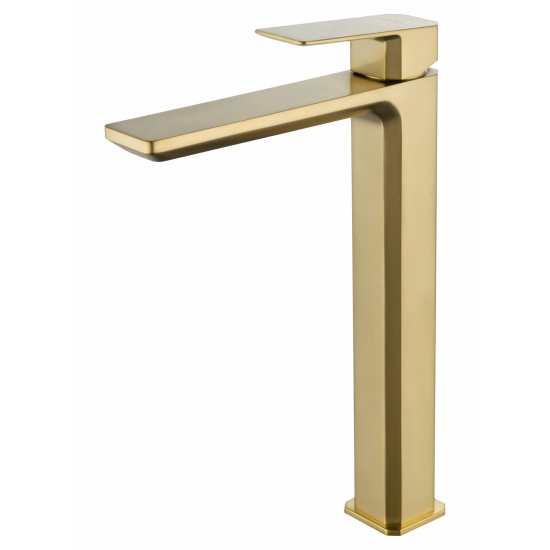 Смеситель для раковины WONZON & WOGHAND Diamond WW-88239011-BG брашированное золото