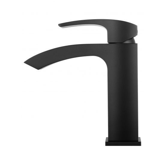 Смеситель для раковины WONZON & WOGHAND Fit WW-88139009-MB чёрный матовый 