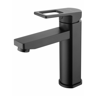 Смеситель для раковины WONZON & WOGHAND Frame WW-88139010-MB чёрный матовый
