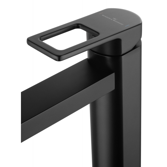 Смеситель для раковины WONZON & WOGHAND Frame WW-88239010-MB чёрный матовый