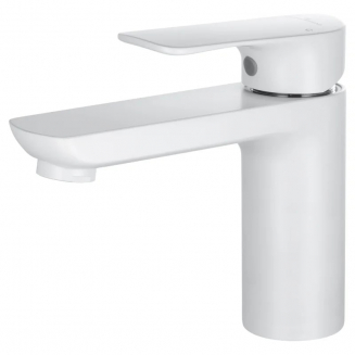 Смеситель для раковины WONZON & WOGHAND Line WW-A40732-MW белый матовый