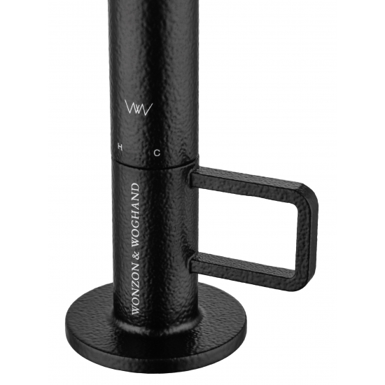 Смеситель для раковины WONZON & WOGHAND Loop WW-111-00-508 чёрный матовый