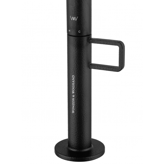 Смеситель для раковины WONZON & WOGHAND Loop WW-112-00-508 чёрный матовый