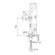 Смеситель для раковины WONZON & WOGHAND Loop WW-112-00-508 чёрный матовый