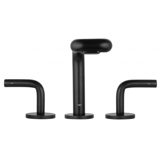 Смеситель для раковины WONZON & WOGHAND Loop WW-131-00-508 чёрный матовый