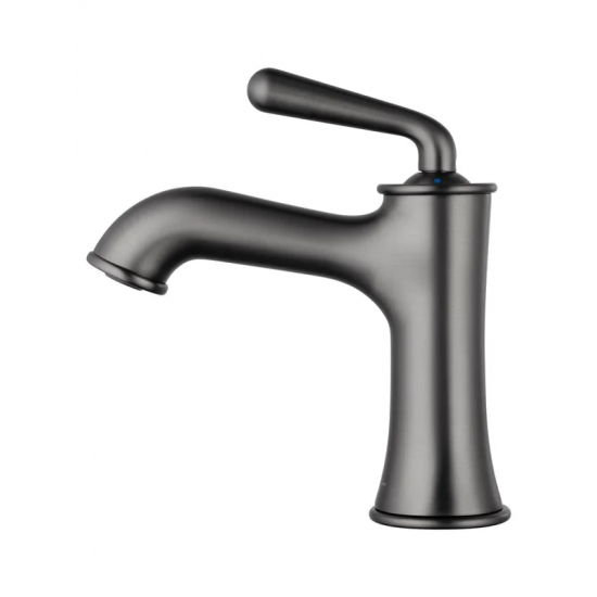 Смеситель для раковины WONZON & WOGHAND Steam WW-88139008-BGM тёмный графит