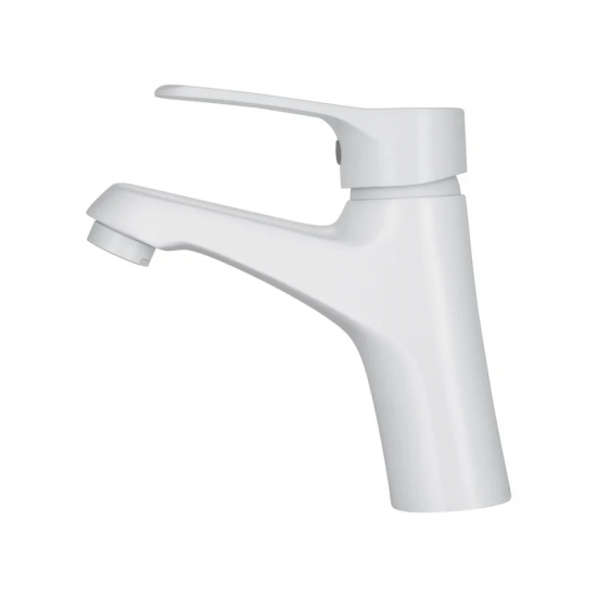 Смеситель для раковины WONZON & WOGHAND WW-A40212-MW белый матовый