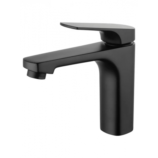 Смеситель для раковины WONZON & WOGHAND WW-A40492-MB чёрный матовый