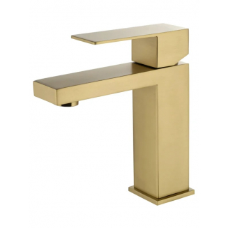 Смеситель для раковины WONZON & WOGHAND WW-A40982-BG брашированное золото