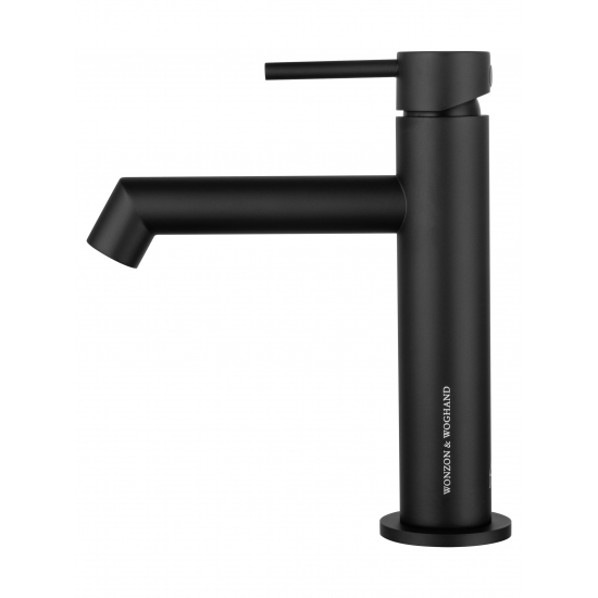 Смеситель для раковины WONZON & WOGHAND WW-H1063-MB чёрный матовый