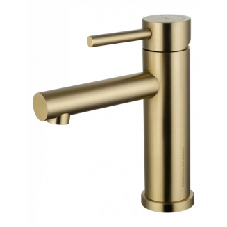 Смеситель для раковины WONZON & WOGHAND WW-H9089-BG брашированное золото