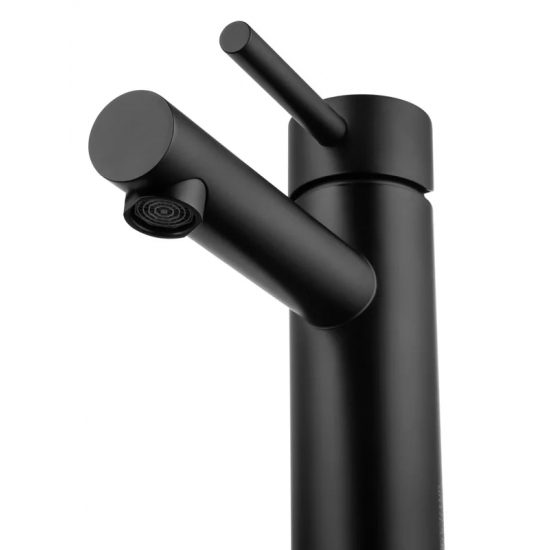 Смеситель для раковины WONZON & WOGHAND WW-H9089-MB чёрный матовый