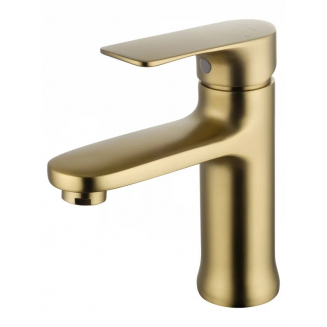 Смеситель для раковины WONZON & WOGHAND WW-XH-011-BG брашированное золото