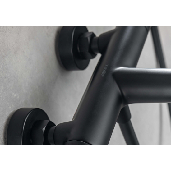 Смеситель для ванны AQUATEK Вега AQ1043MB с термостатом, матовый чёрный