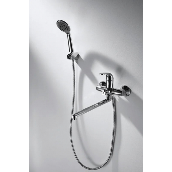 Смеситель для ванны BRAVAT Fit F6135188CP-LB-RUS хром