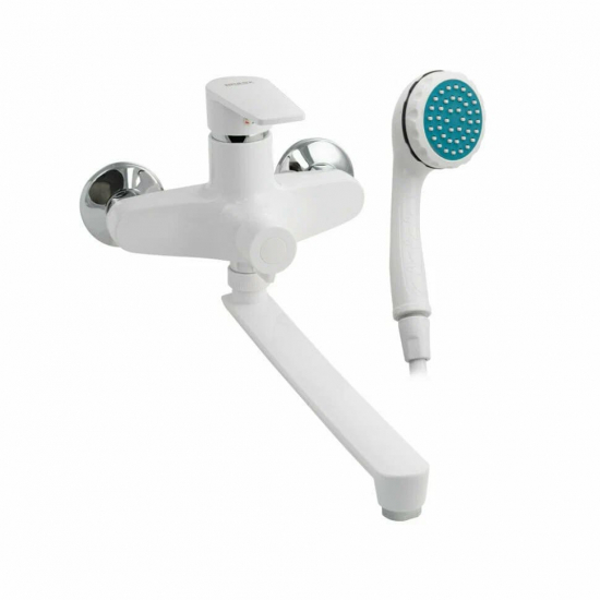 Смеситель для ванны BRIMIX 556 из пластика АБС, белый