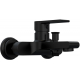 Смеситель для ванны CERSANIT Brasko Black A63108 чёрный