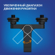 Смеситель для ванны CERSANIT Brasko Black A63108 чёрный