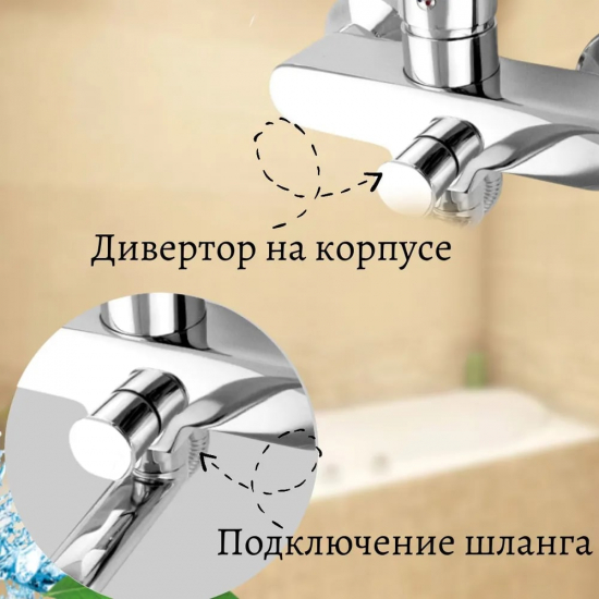 Смеситель для ванны CONSUL 3170 хром