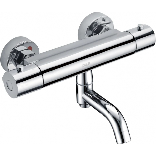 Смеситель для ванны D&K Bayern Potsdam DA2153201 с термостатом, хром