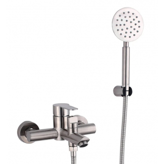 Смеситель для ванны FMARK FS8204 из нержавеющей стали, сатин