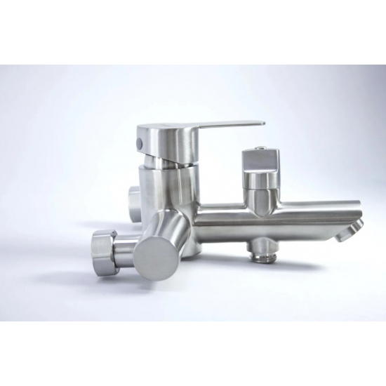 Смеситель для ванны FMARK FS8204 из нержавеющей стали, сатин