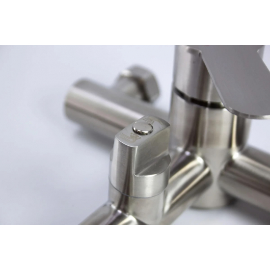 Смеситель для ванны FMARK FS8204 из нержавеющей стали, сатин