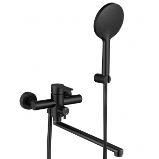 Смеситель для ванны FMARK FS8224H из нержавеющей стали, чёрный