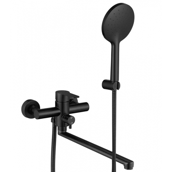 Смеситель для ванны FMARK FS8224H из нержавеющей стали, чёрный