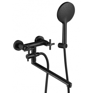 Смеситель для ванны FMARK FS8424H из нержавеющей стали, чёрный