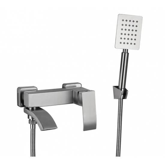 Смеситель для ванны FMARK FS8624-1 из нержавеющей стали, сатин