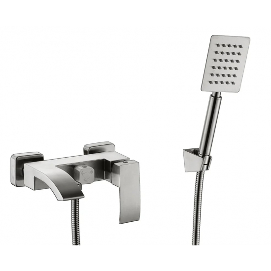 Смеситель для ванны FMARK FS8624 из нержавеющей стали, сатин