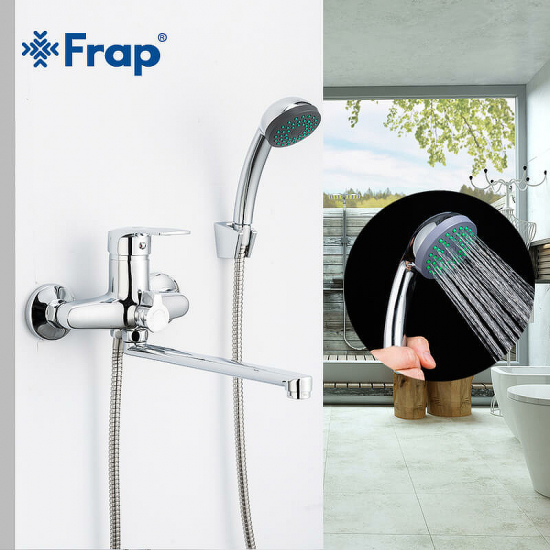 Смеситель для ванны FRAP H701 F22701-B хром