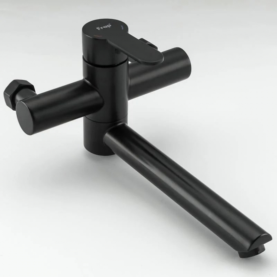 Смеситель для ванны FRAP H801-6 F32801-6 чёрный