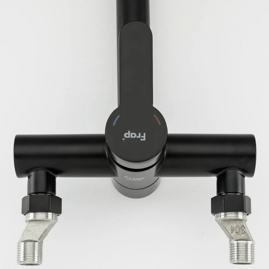 Смеситель для ванны FRAP H801-6 F32801-6 чёрный