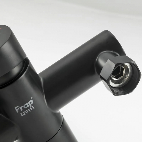 Смеситель для ванны FRAP H801-6 F32801-6 чёрный