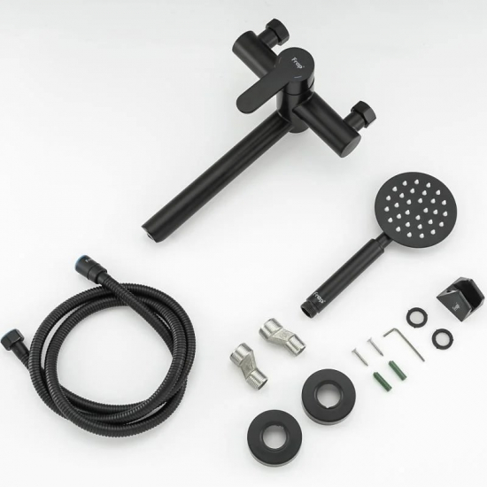 Смеситель для ванны FRAP H801-6 F32801-6 чёрный