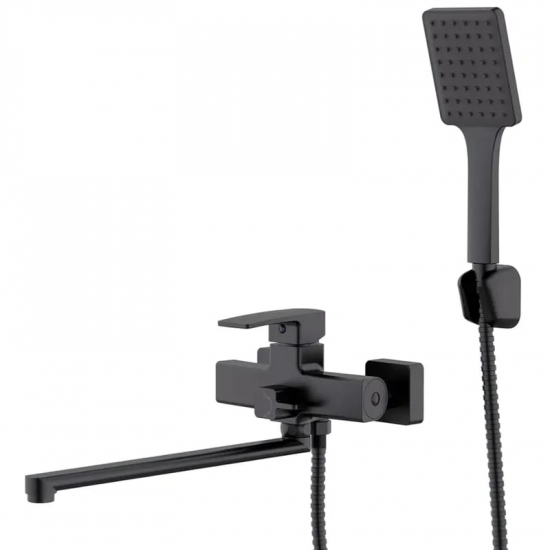 Смеситель для ванны FRUD R22152 чёрный