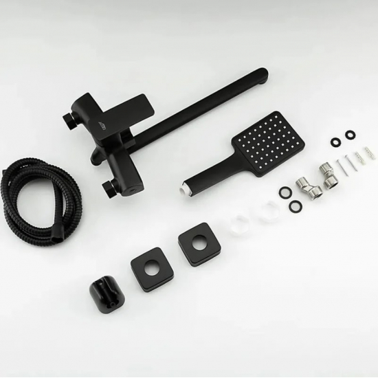 Смеситель для ванны FRUD R22152 чёрный