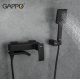 Смеситель для ванны GAPPO G07-6 G3207-6 чёрный