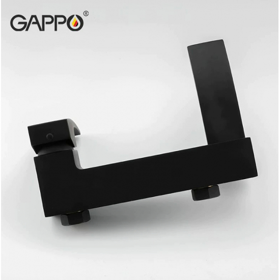 Смеситель для ванны GAPPO G07-6 G3207-6 чёрный