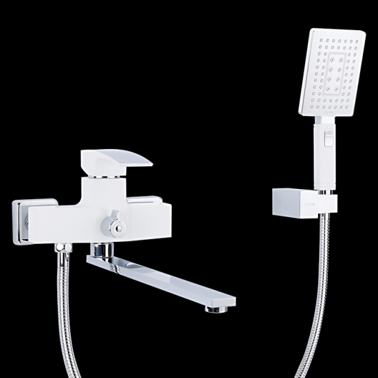 Смеситель для ванны GAPPO G07-8 G2207-7 белый/хром